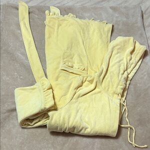 Victorias Secret Angel Soft Yellow Embroidered Bathrobe